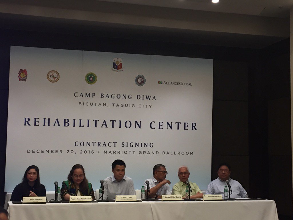 Andrew Tan to build drug rehab center for Taguig