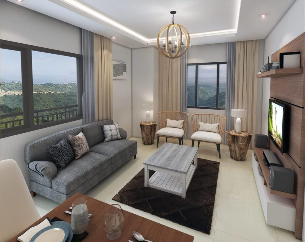 Belvedere-1BR-Living-and-Dining-Area-Preselling-Condo-at-Tagaytay-Twinlakes-1200x952
